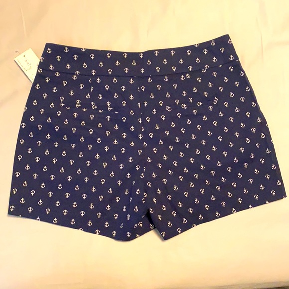 Navy Blue Nautical Shorts - Picture 2 of 3